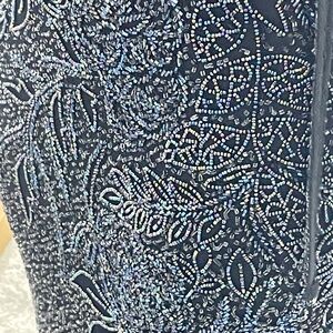 Black Beaded Prom Dress